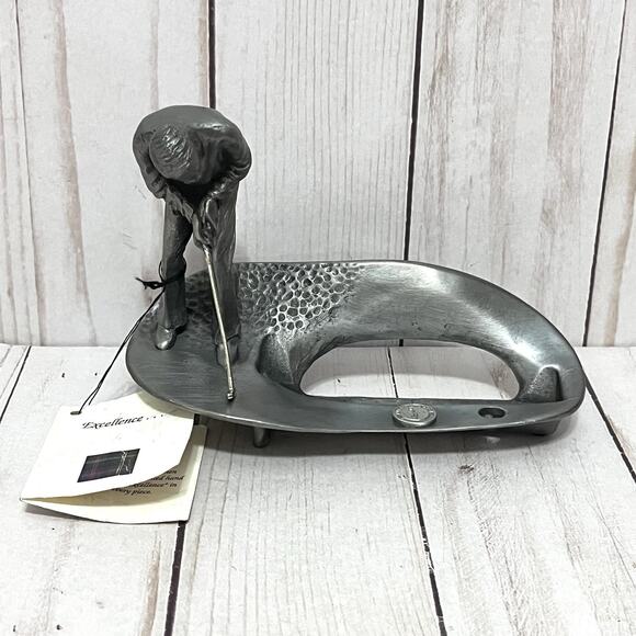 Golf Pewter Business Card Holder Nissan Open PGA Tour - Picture 1 of 13